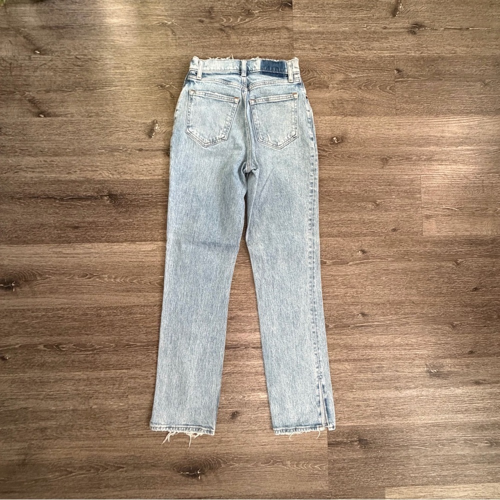 Abercrombie & Fitch Light Blue Straight Leg Jeans - Picture 6 of 6